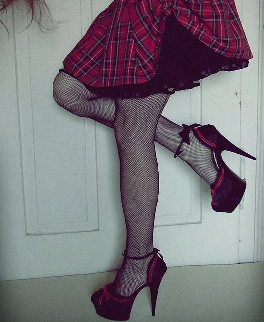 15cm Gothic Lace Platform Fetish Tall Heel