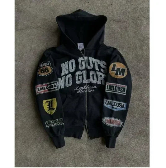 Dark Star Patch Huge Hoodie