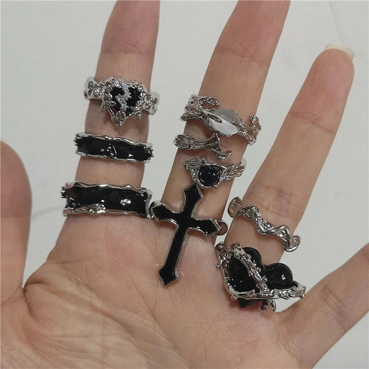 Rebellioshop Harajuku Dark Ring