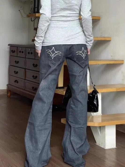 Precioshop Stone Medieval Slim Flare Pant