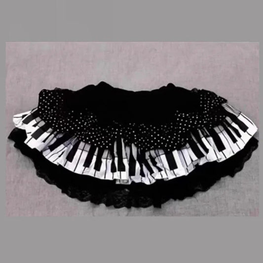 Baggy Lace Gothic Lolita Cake Skirt