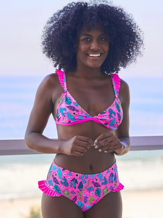 Brazilian Halter Pshoph up Two Piece Set