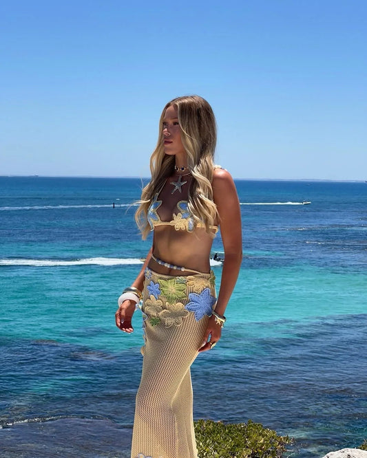 Chain Brazilian Pshoph Up Bikini Set