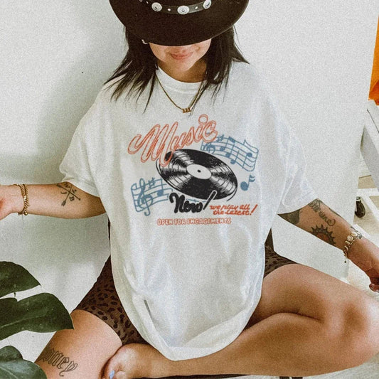 70s Vinyl Record Retro T-shirt