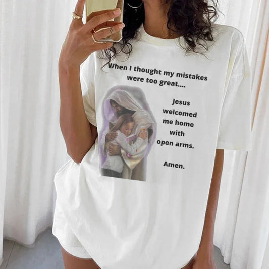 Jesshop Faith Pray Short Sleeve T-shirt