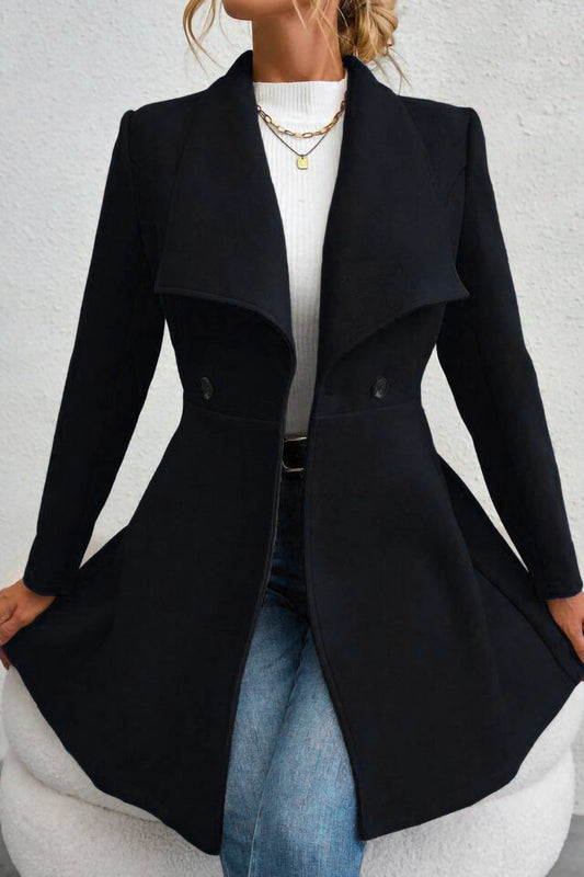 Belted Wool Long Coat