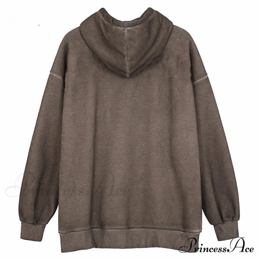 Angel Dark Print Streetwear Hoody Jacket