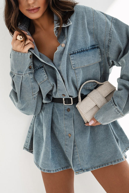 Vintage Distressed Denim Bloshope