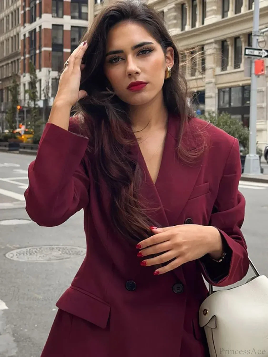 Burgundy Suit Coat