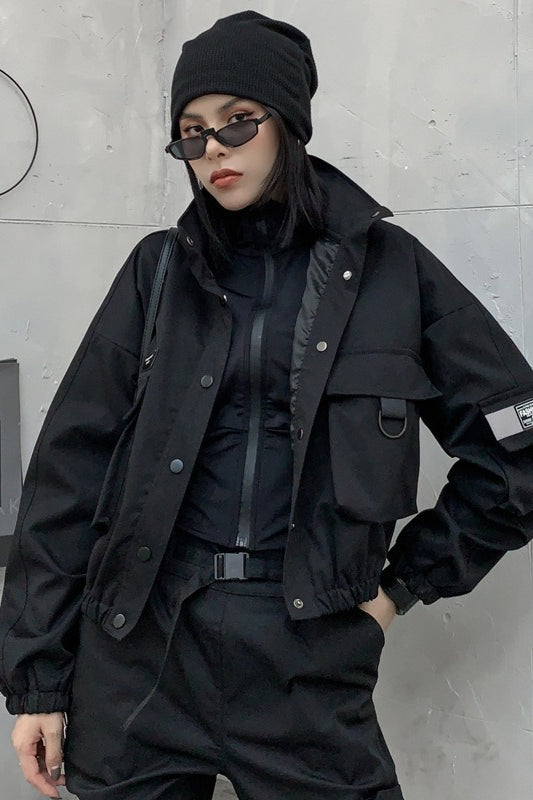 Cropped Street Utility Jacket