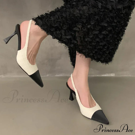 Casual Fashion Shallow Pointed Solid Color Sexy Elegant Comfortable Low Heel Pump