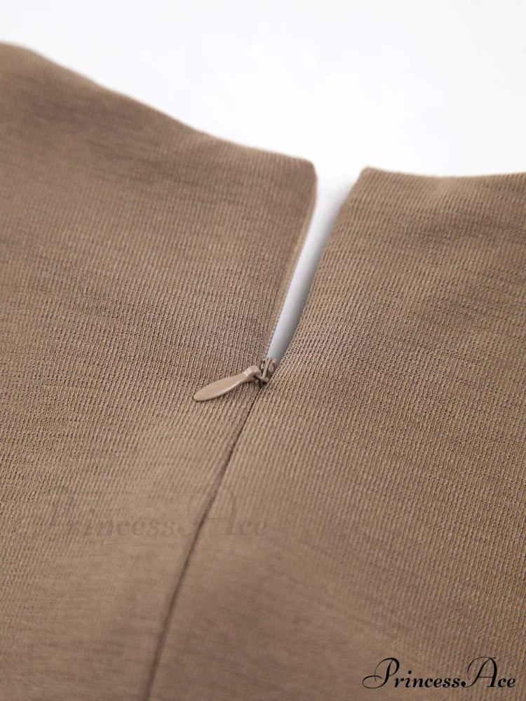 Criss Cross Cut Trendy Out Long Dress Dresses