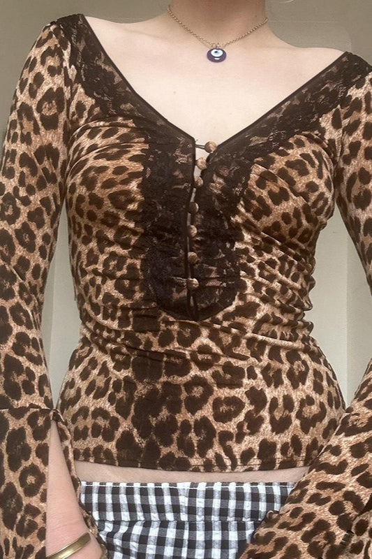 Cutout Backless V Neck Bloshope