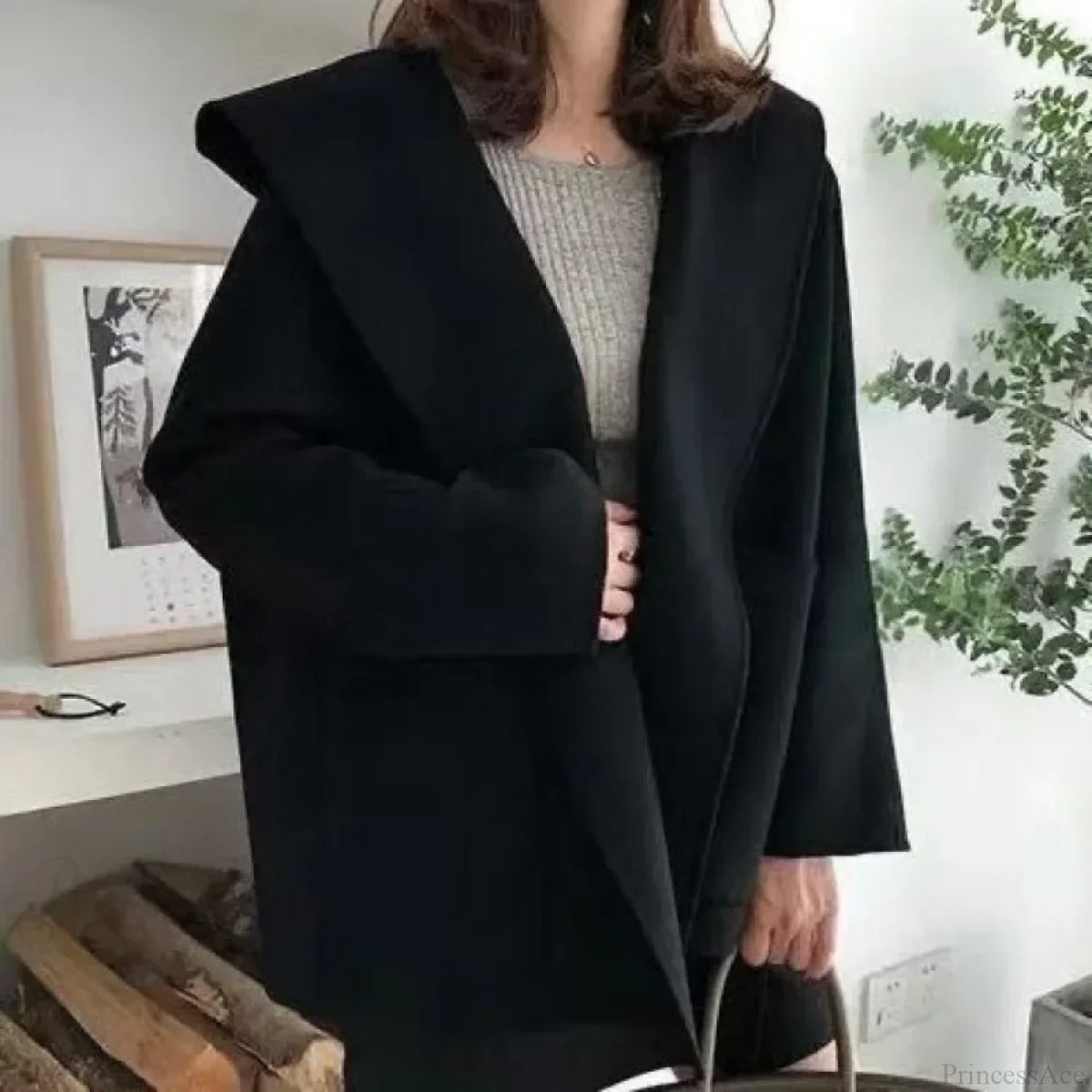 Double-Sided Short Woolen Overcoat – Shop PrincessAce