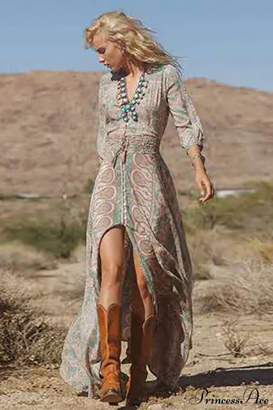 Embroidery White Elegant Cotton Party Boho Dress