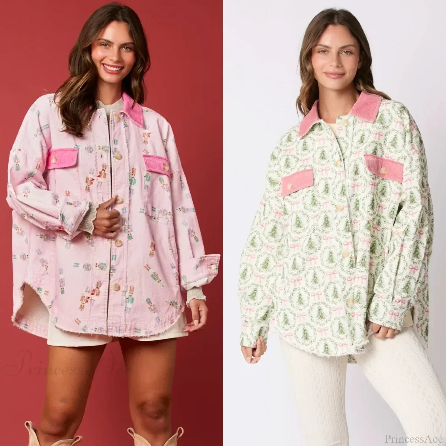 European American Christmas Jacket Coat Coats-241208