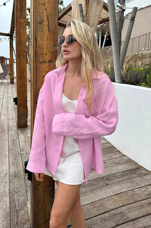 Casual Long Sleeve Shirt Bloshope