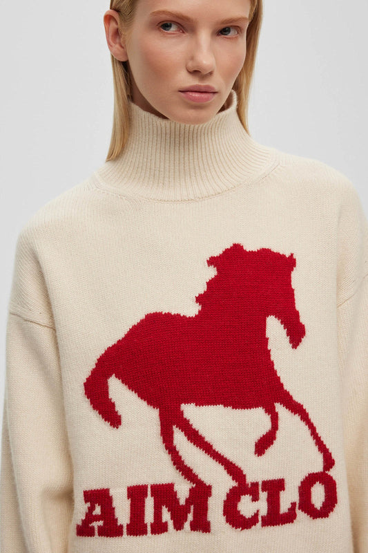 Animal Print Colorblock Turtle Sweatshirt