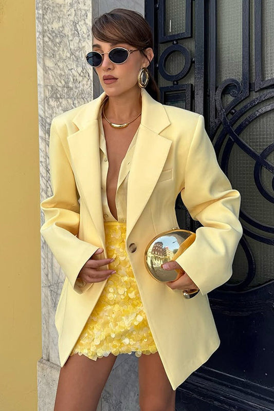 Simple Elegant Loose Blazer