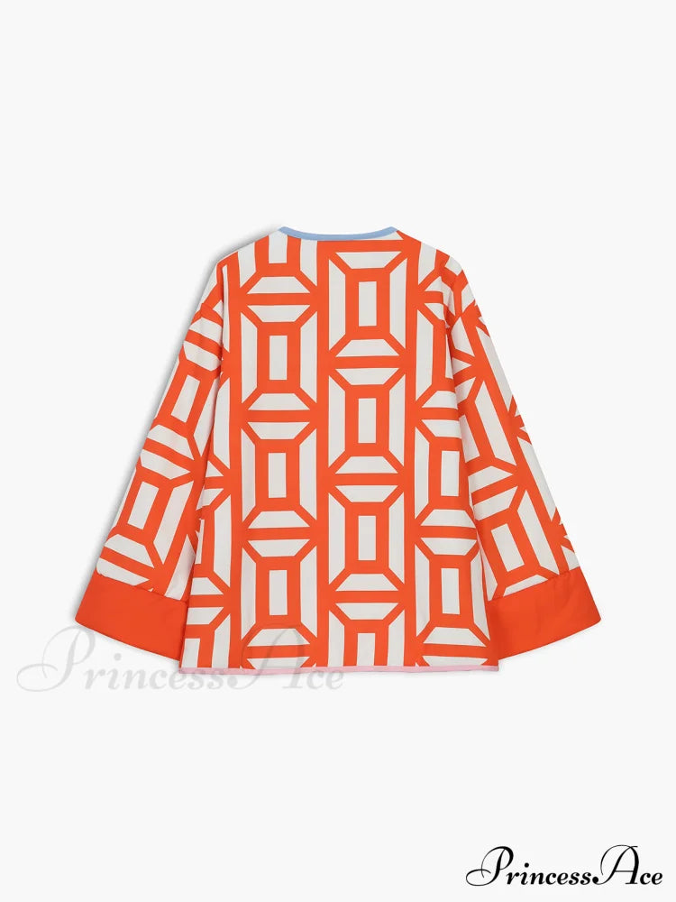 Fantasy World Double Trendy Sided Patchwork Coat Coats-L