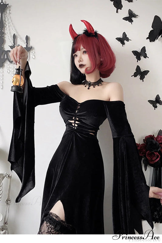 Halloween Cloak Gothic Dress