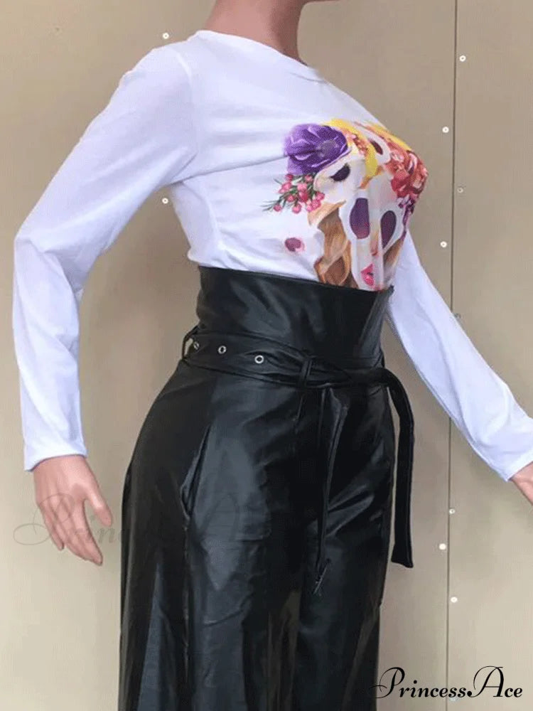 High Waist Pocket Trendy Straight Leg Pants