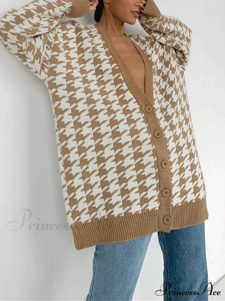 Knitted Homewear Graceful Lounge Set Cardigan