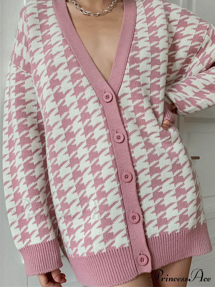 Knitted Homewear Graceful Lounge Set Cardigan