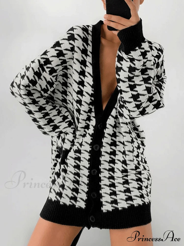 Knitted Homewear Graceful Lounge Set Cardigan