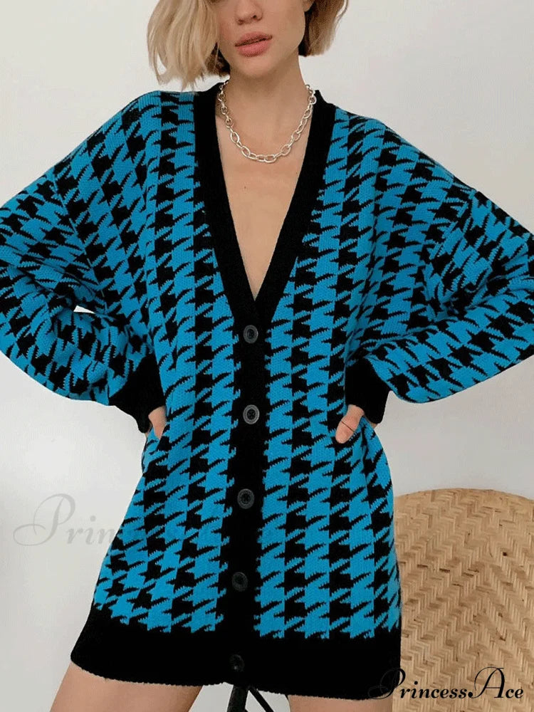 Knitted Homewear Graceful Lounge Set Green / S Cardigan