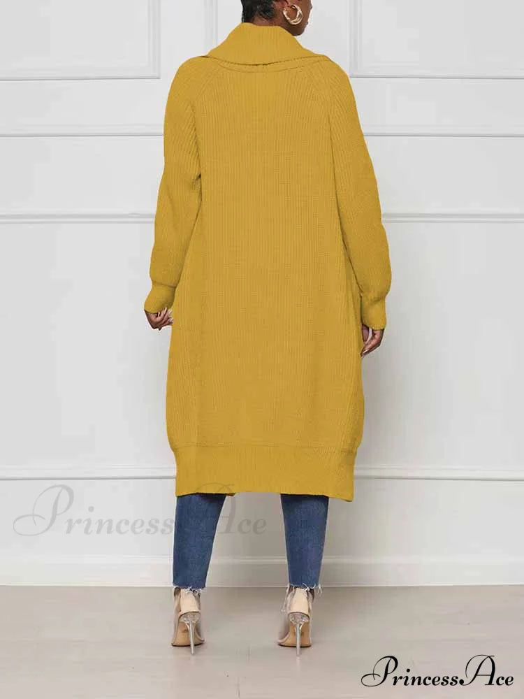 Knitted Sleeveless Graceful Floral Mini Dress Cardigan