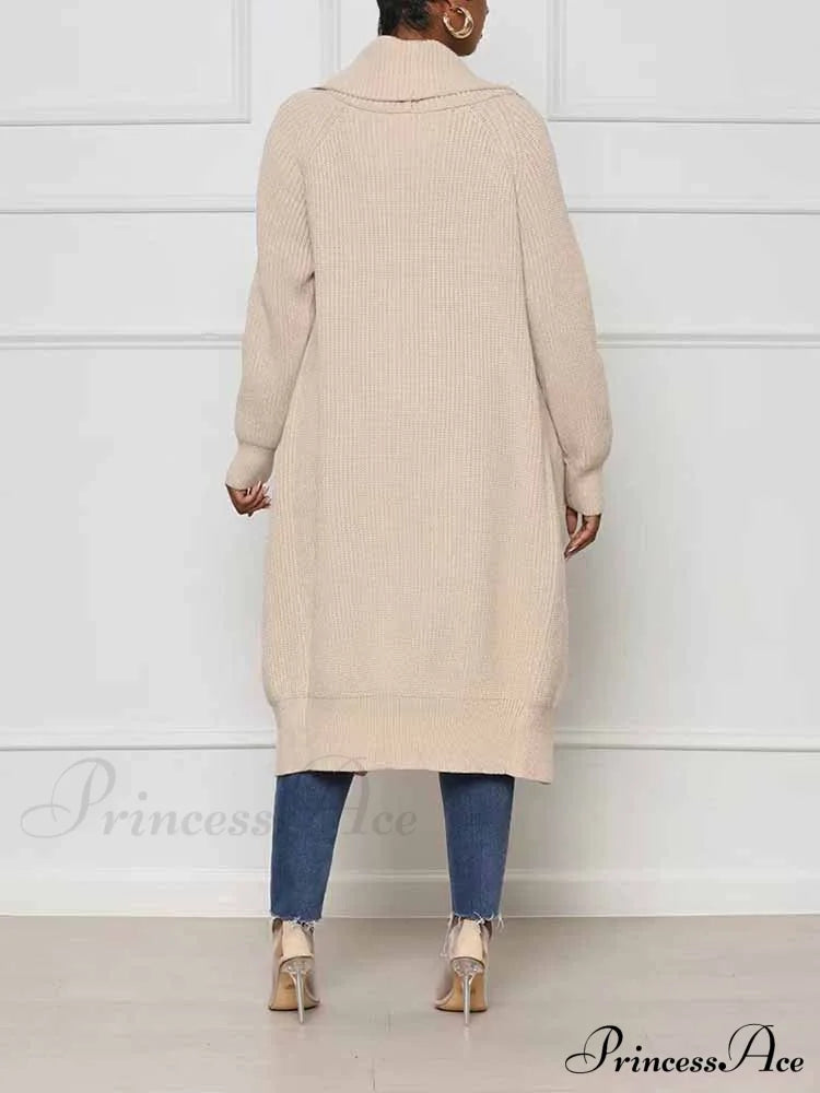 Knitted Sleeveless Graceful Floral Mini Dress Cardigan