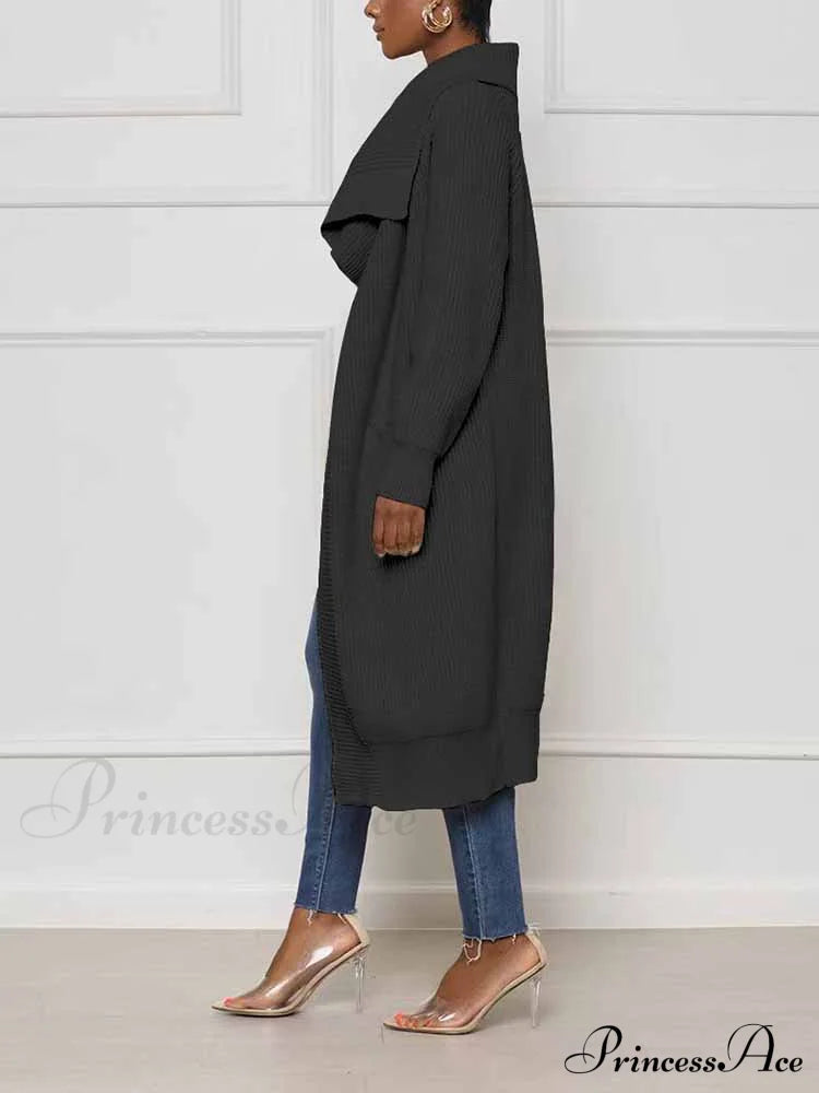 Knitted Sleeveless Graceful Floral Mini Dress Cardigan