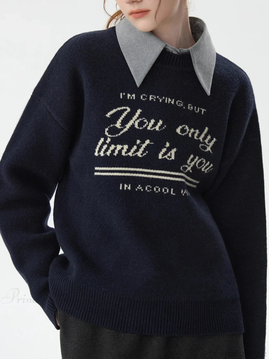 Korean Style Pullover Knitted Sweater