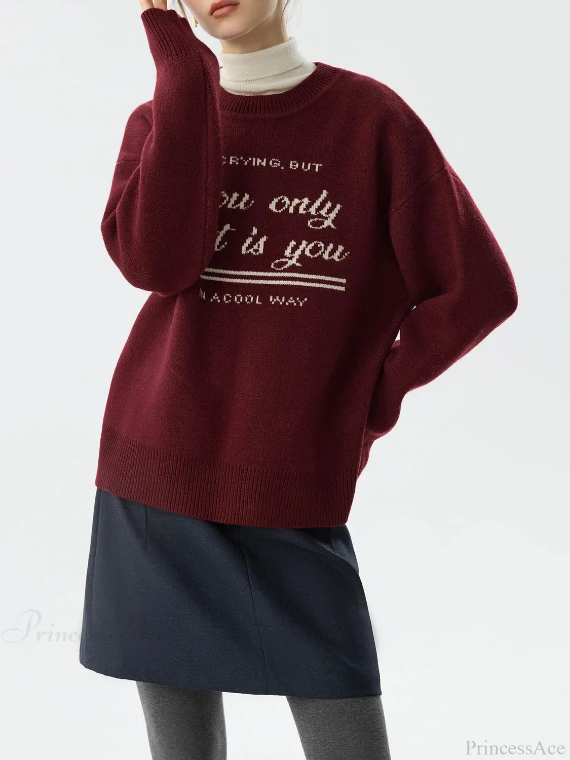 Korean Style Pullover Knitted Sweater