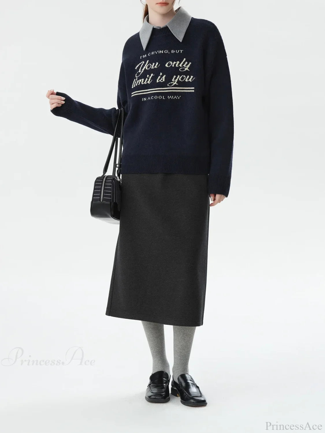 Korean Style Pullover Knitted Sweater