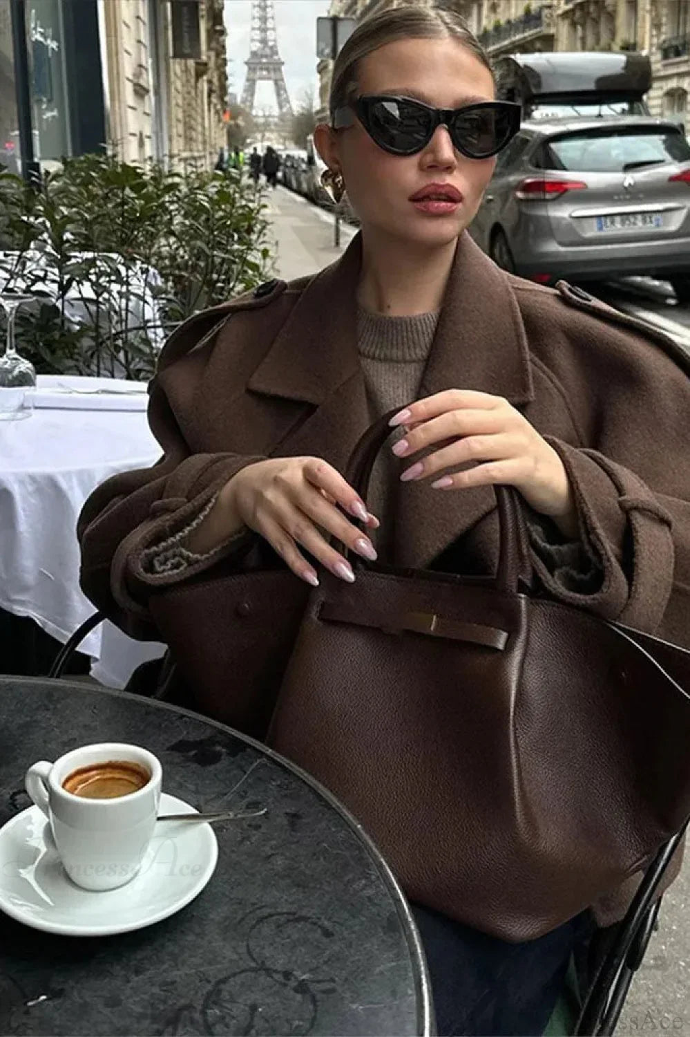 Retro Lapel Woolen Coat