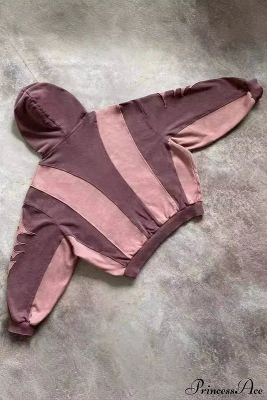 Street Y2K Collage Loose Hoodie