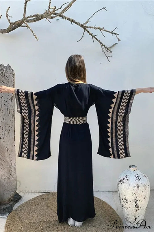 Swimwear Cover-Up Boho Dress