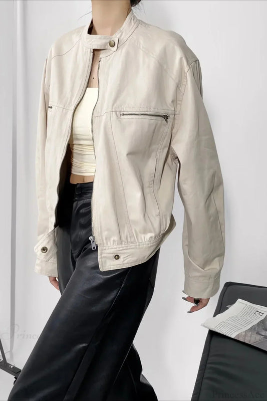 Techwear Utility Loose Casual Zip Jacket