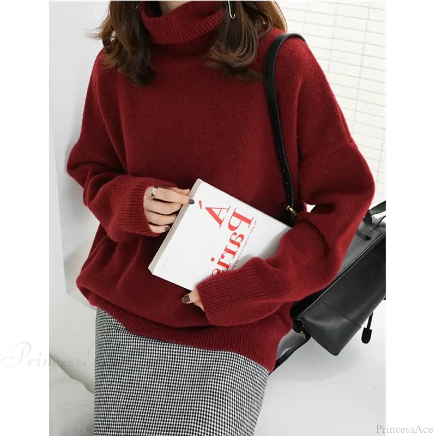 Turtleneck Cashmere Thickened Sweater