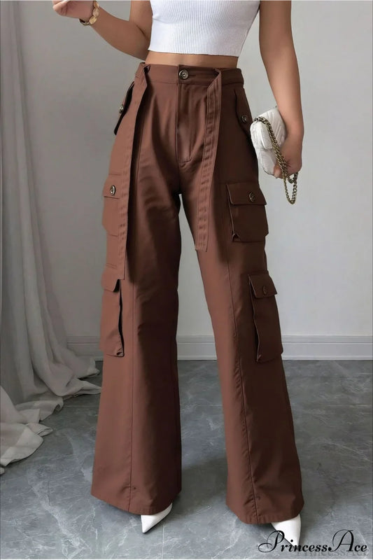 Vintage Denim Multi-Pocket Cargo Pants