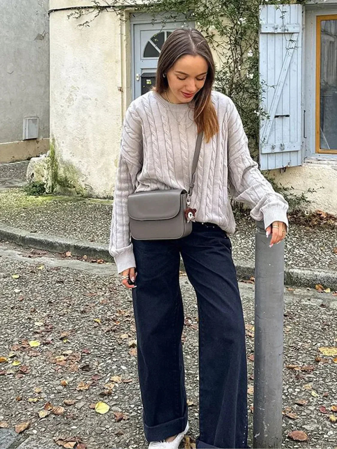 Warm Thick Round Neck Pullover Sweater