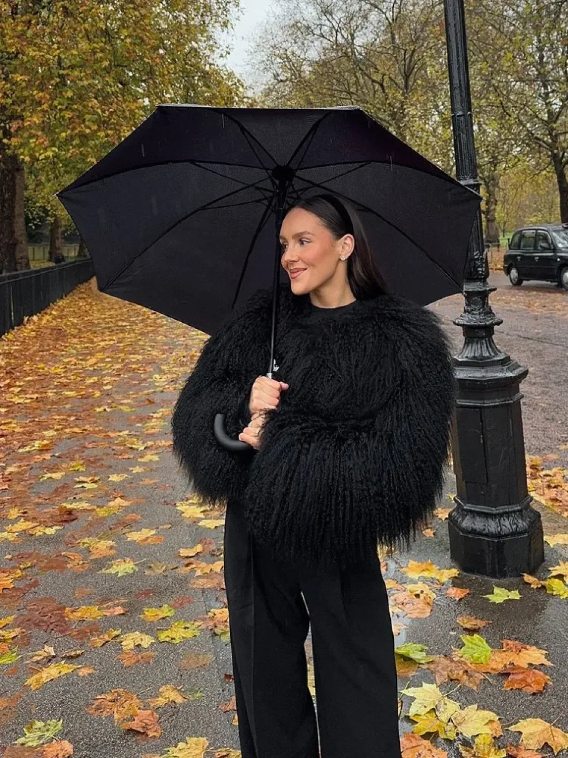 White Thicken Cropped Coat