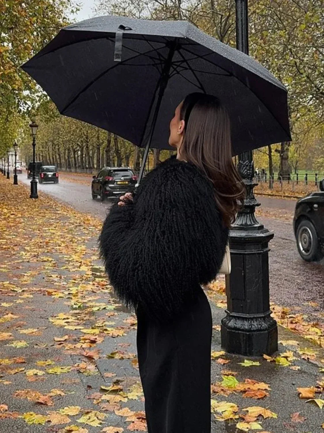 White Thicken Cropped Coat