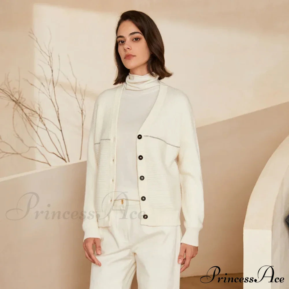 Winter Cozy Thick Merino Wool Stylish Comfortable 100% Warm Knitted Women’s Clothing Sweater